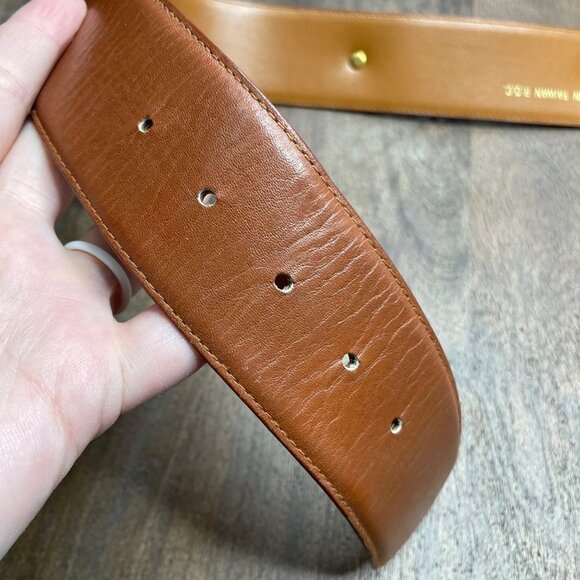 Chance Encounters Brown Genuine Leather Medallion Belt Women's Size Large Boho - Picture 5 of 7